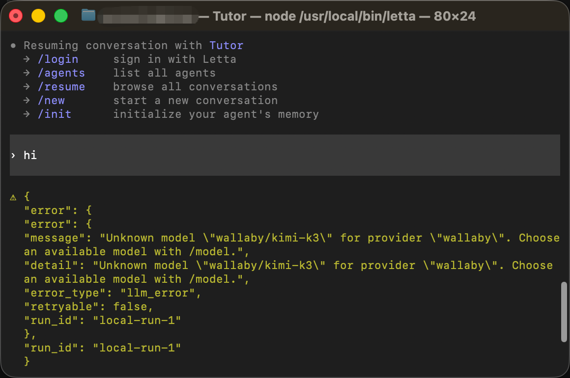 The fresh-session message error on mod 0.1.0